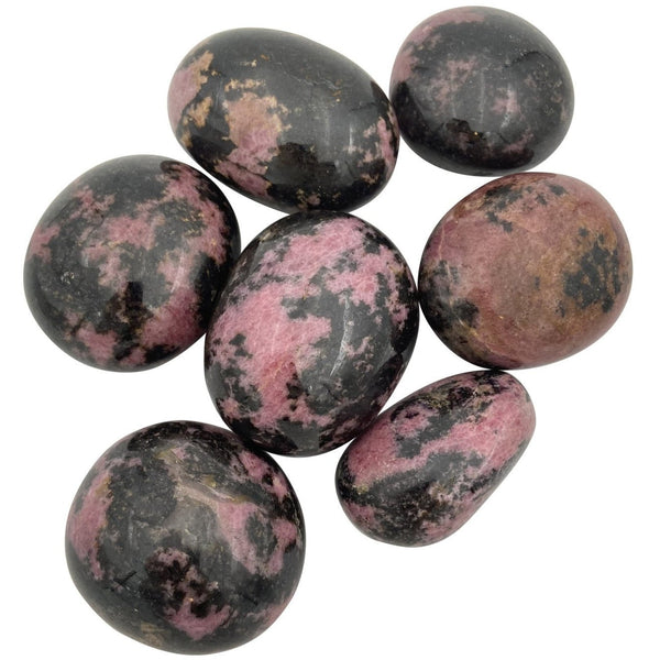 Rhodonite Palm Stone - alter8.com