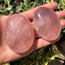 Rose Quartz Palm Stones - alter8.com